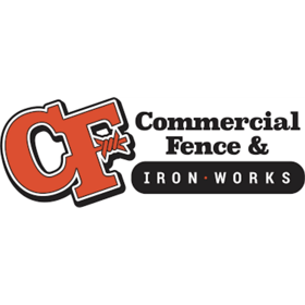 Commercial Fence & Iron Works logo.