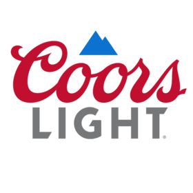 Coors Light logo.