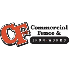 Commercial Fence & Iron Works logo.