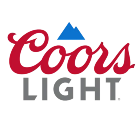 Coors Light logo.